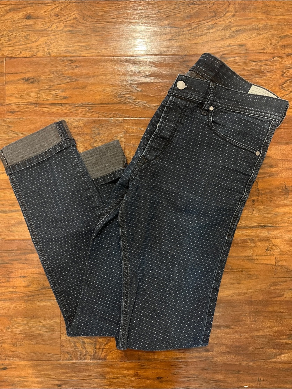 Diesel Navy Patterned Slim Fit Jeans